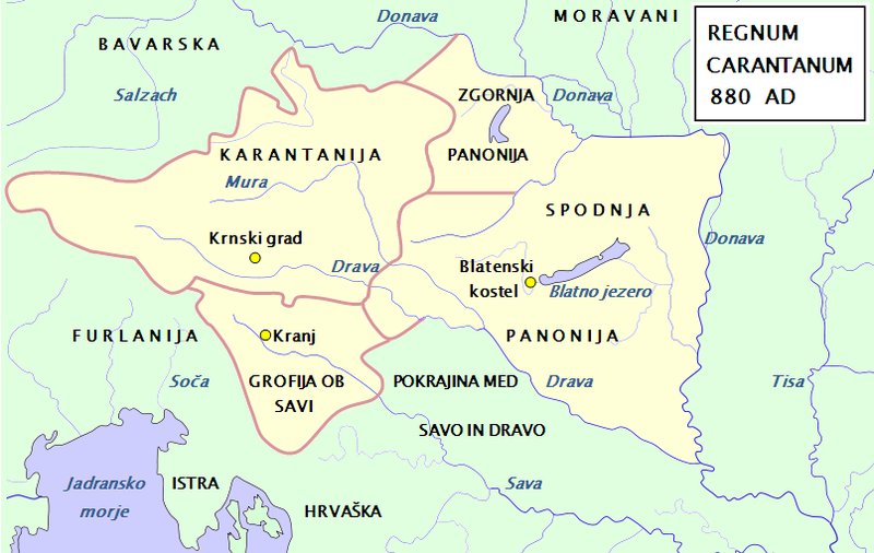Karantanija u 9. veku